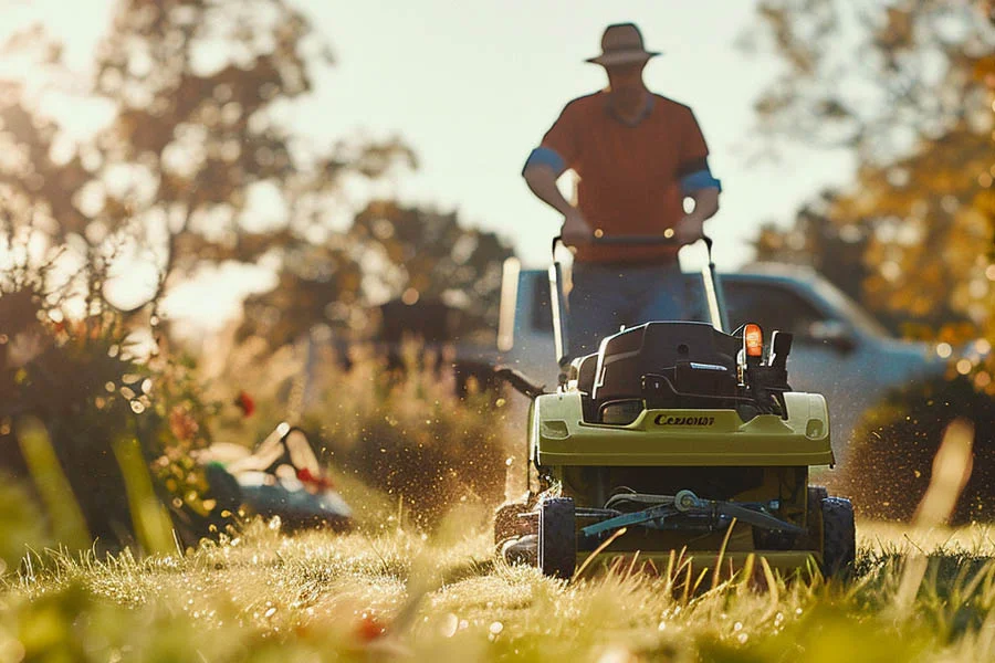 electric push mower